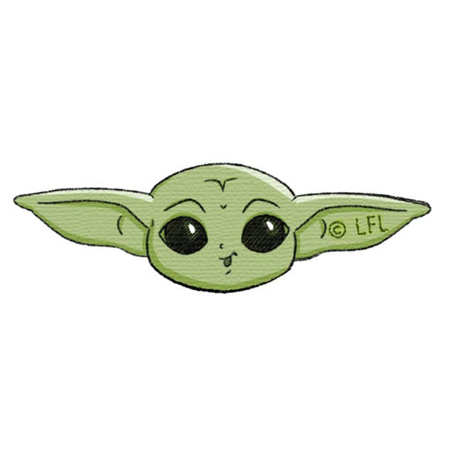 Mad Beauty Star Wars Mandalorian The Child Under Eye Mask