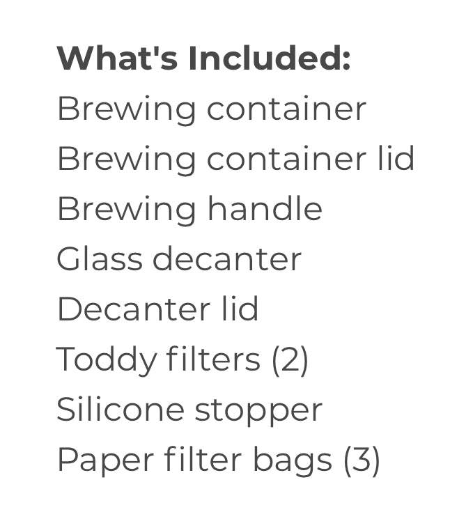 Toddy Cold Brew System