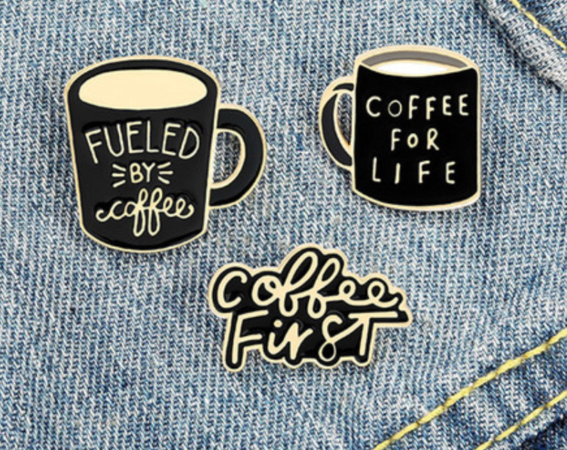 Coffee Enamel Pin