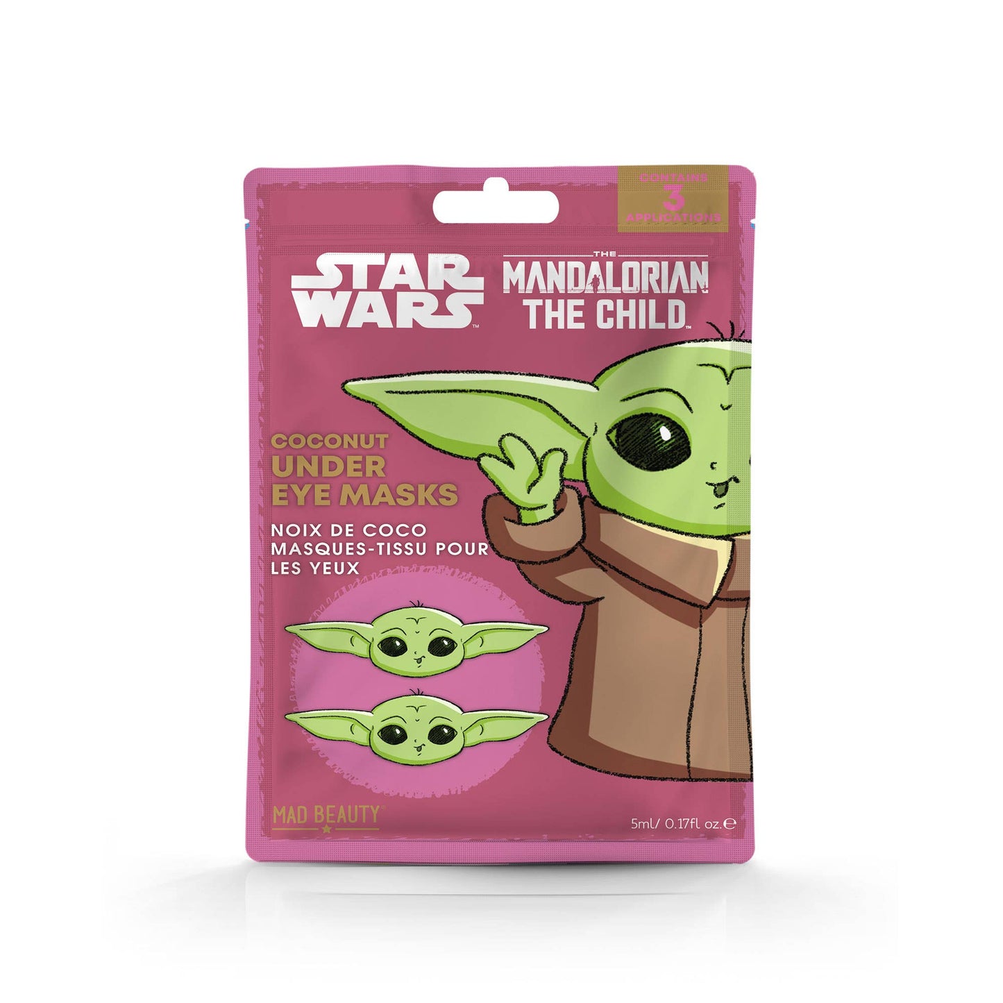 Mad Beauty Star Wars Mandalorian The Child Under Eye Mask