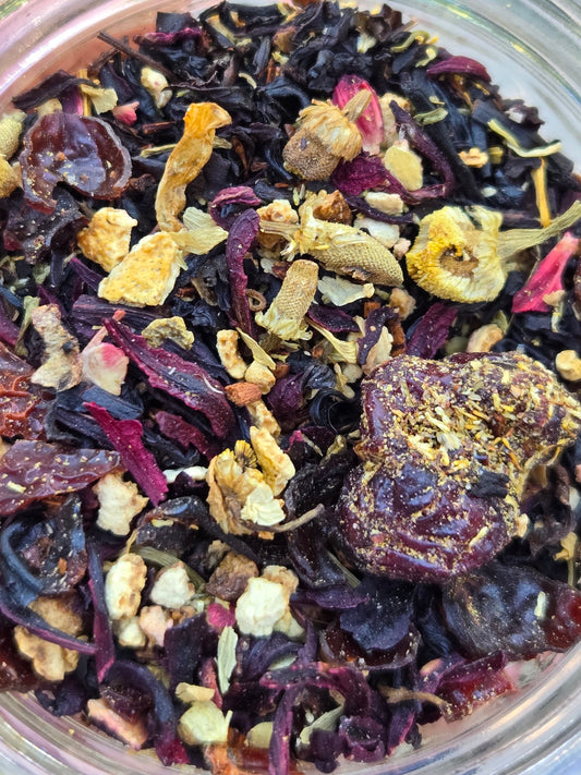 Fireside Cranberry Apple Loose Leaf Tea