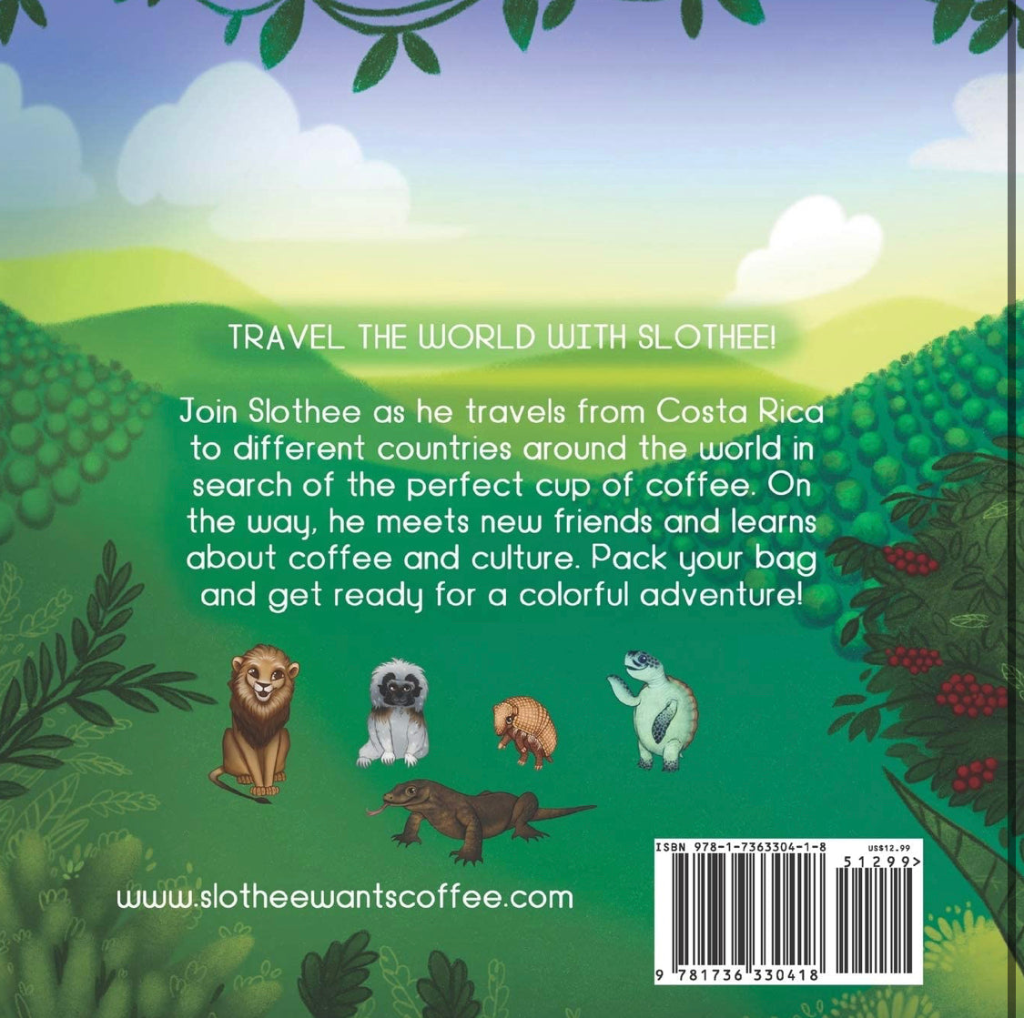 Slothee Wants Coffee Children's Book