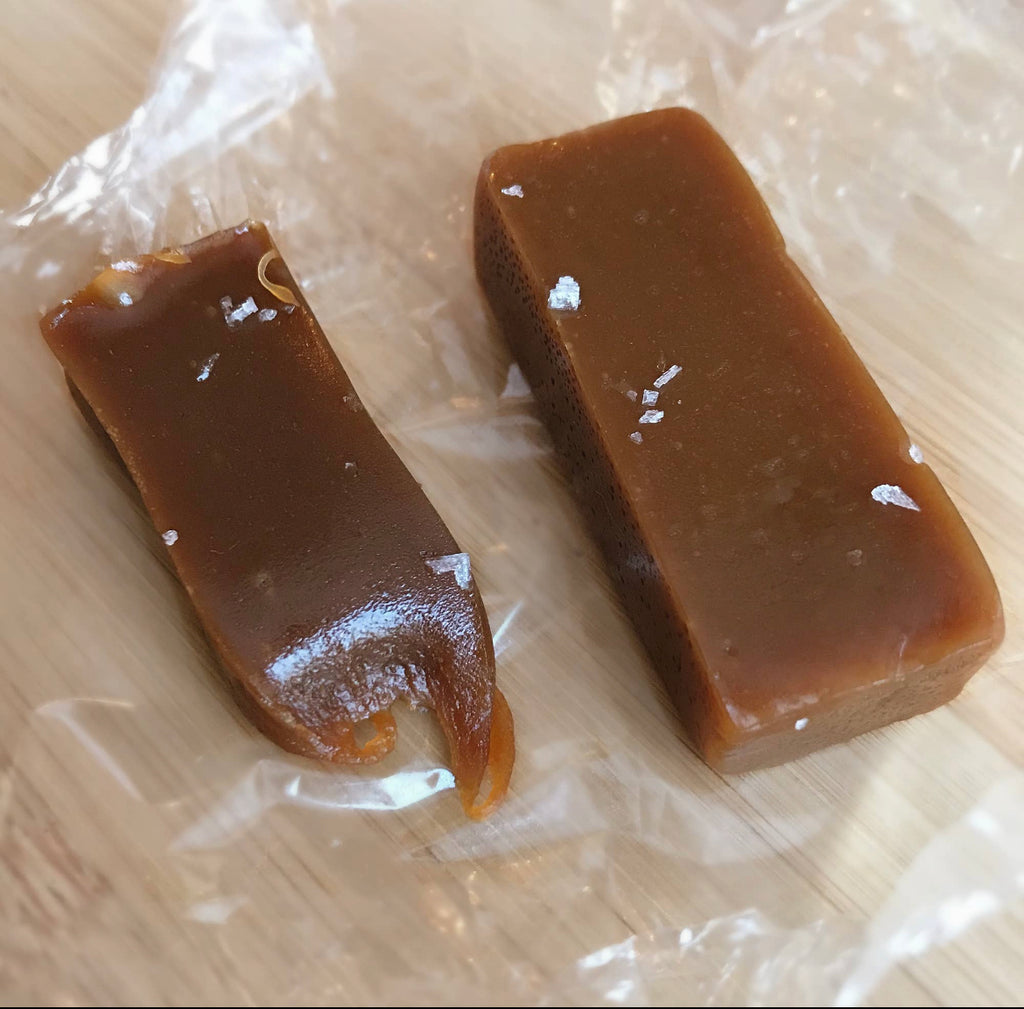 Salted Coffee Caramels